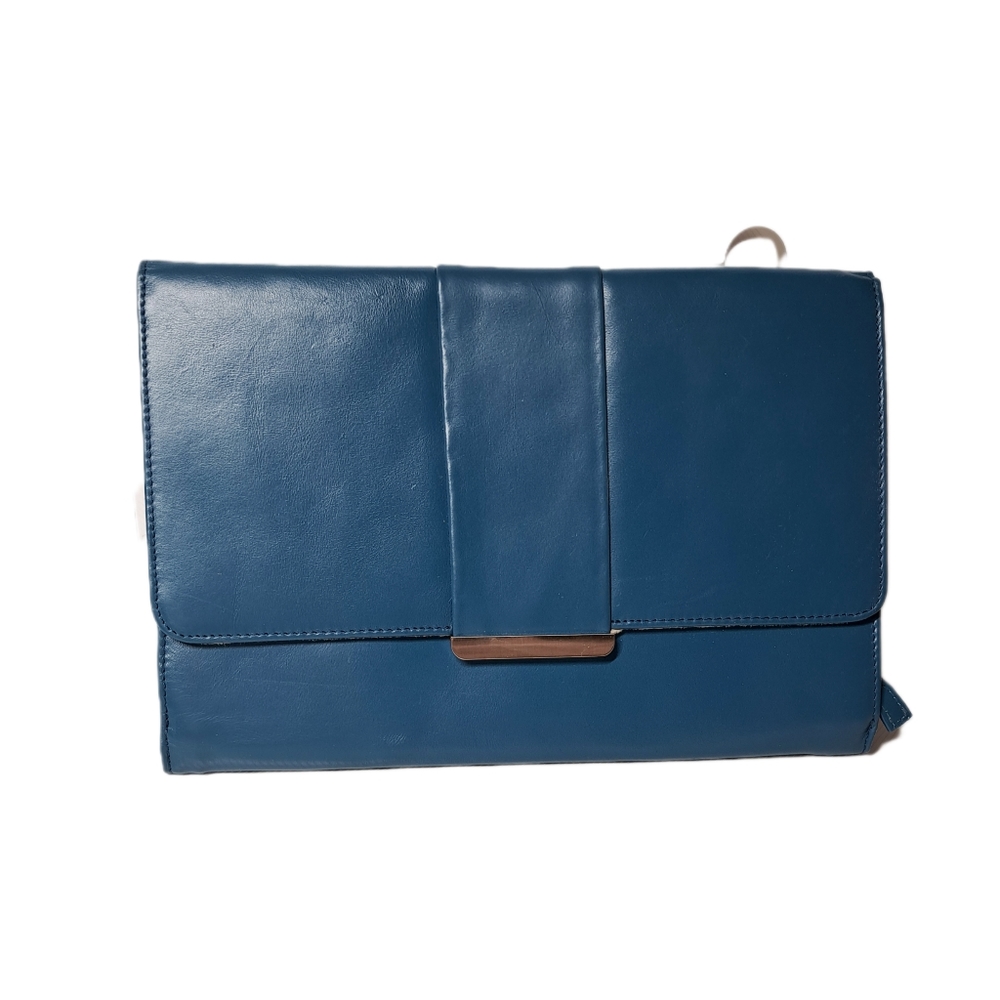 Lagoon Blue Jewelry Travel Clutch by Red Envelope